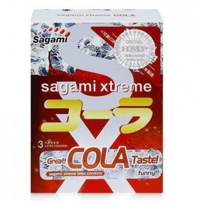 Bao cao su  hương thơm Sagami Xtreme Cola (Hộp 3c)