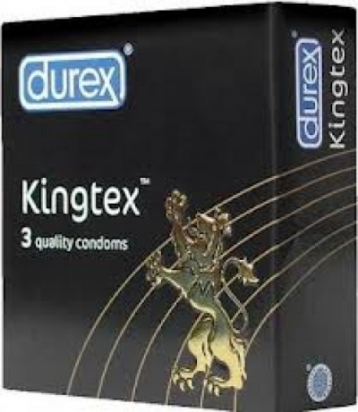 Bao cao su durex Kingtex (đen)