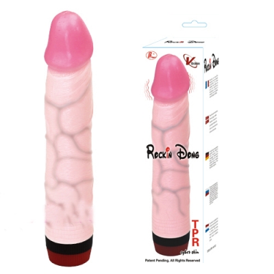 Dương vật giả siliicon rung,chiến binh đầu đỏ