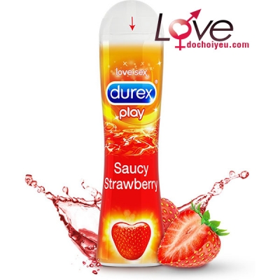 Gel bôi trơn cao cấp hương dâu Durex Play Strawberry 100ml