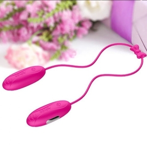 Trứng rung 2 đầu nối dây mềm độc đáo rung độc lập nhau