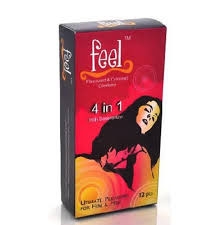 Bao cao su gân gai kéo dài - Feel 4 in 1