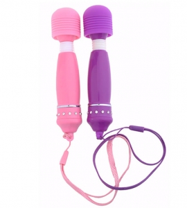 Chày rung mini móc khóa chạy pin tiểu   