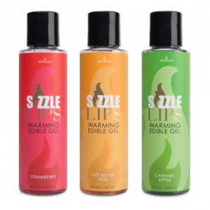 Gel mát xa làm nóng cơ thể nếm được Sensuva Sizzle Lips 