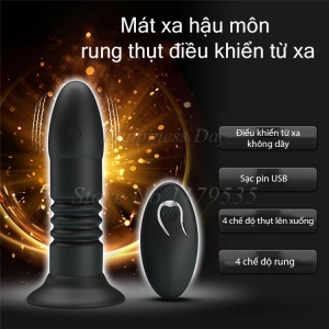 Mát xa hậu môn điểm G  rung thụt điều khiển xa Magic Jingers