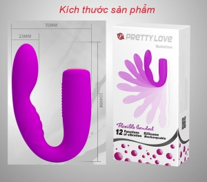 Máy rung đa tần hình chữ  U Prettylove Quintion