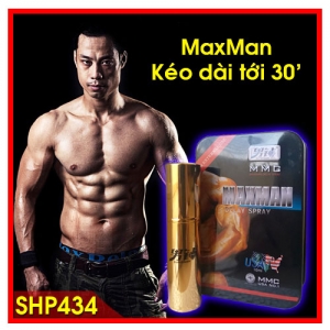 Chai xịt chống xuất tinh sớm Maxman