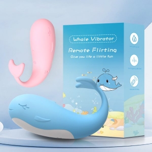 Trứng rung cá heo nhỏ xinh có sưởi ấm điều khiển xa