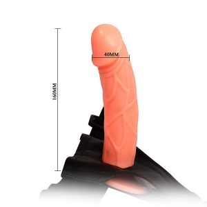 Dương vật dây đeo rỗng ruột size nhỏ cho nam