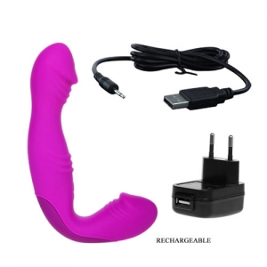 Dương vật silicon cao cấp hai đầu 30 kiểu rung  Prettylove
