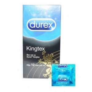 Bao cao su kéo dãn Durex Kingtex ôm khít hộp 12c