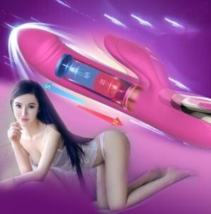 Dương vật rung thụt sưởi ấm Leten strong thrusting vibrator