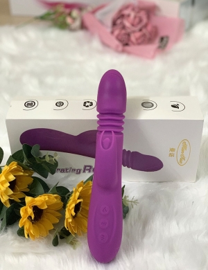 Dương vật cầm tay rung thụt có tỏa nhiệt