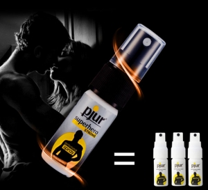 Chai xịt  chống xuất tinh sớm Pjur SuperHero Strong- nhập khẩu từ Đức