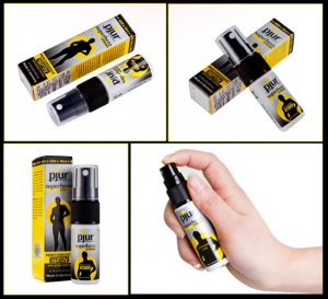 Chai xịt  chống xuất tinh sớm Pjur SuperHero Strong- nhập khẩu từ Đức