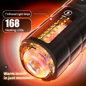 Âm đạo tự động Leten Zero Gravity rung thụt sưởi ấm  