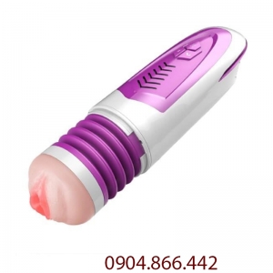 Âm đạo giả Dibe Ferrady rung sục tự động có sưởi ấm  
