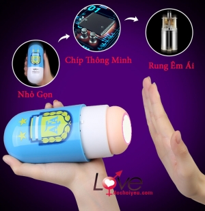 Cốc Thủ Dâm Sành Điệu Leten Football Có Rung, Sạc Điện