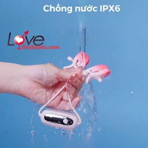 Máy rung kẹp đầu ti cao cấp Lovense Gemini  điều khiển qua app 