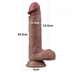 Dương vật Lovetoy Nature Cock siêu mềm 2 lớp 7.5