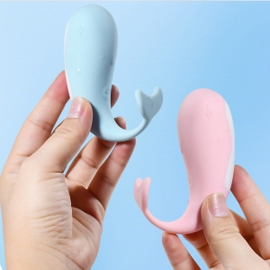 Trứng rung cá heo nhỏ xinh có sưởi ấm điều khiển xa