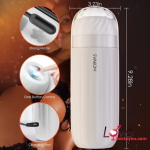Âm đạo giả tự động Svakom SAM rung bú cực phê  