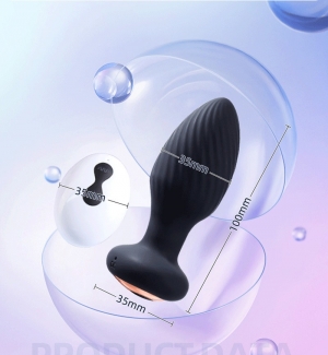 Phích hậu môn rung xoay 360 độ