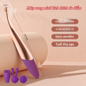 Máy rung mini  kích thích đa điểm cực phê